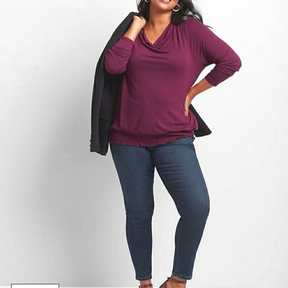 Lane Bryant High Waisted 3 Button Jeggings Gray 26 NWTS - Picture 1 of 7